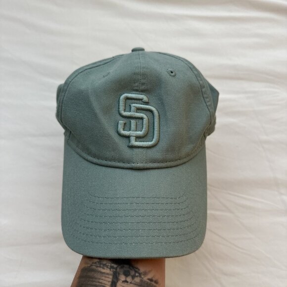 San Diego Padres New Era  MLB 9TWENTY Adjustable Hat Teal Adult - Picture 1 of 8